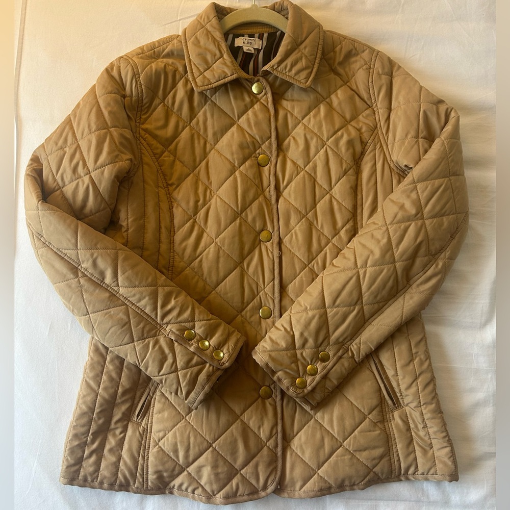 Crown & Ivy Quilted Barn Jacket